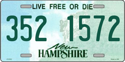 NH license plate 3521572