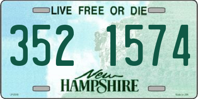 NH license plate 3521574