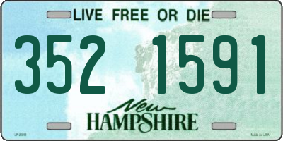 NH license plate 3521591