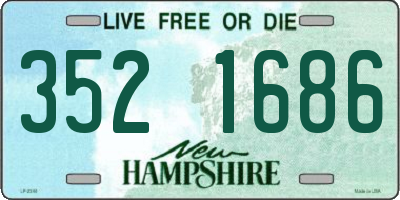 NH license plate 3521686