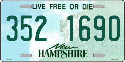 NH license plate 3521690
