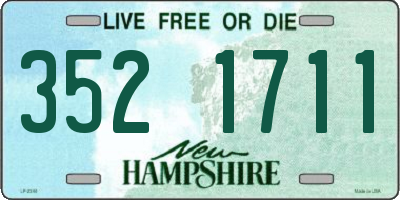 NH license plate 3521711