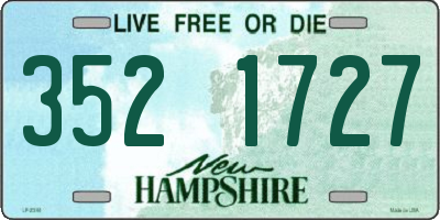 NH license plate 3521727