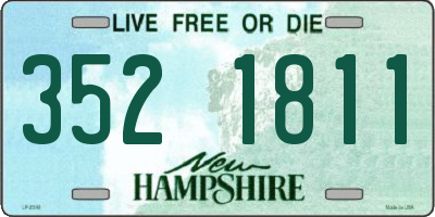 NH license plate 3521811