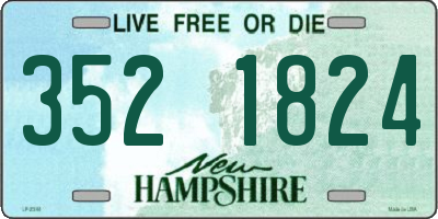 NH license plate 3521824