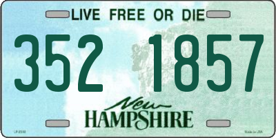 NH license plate 3521857