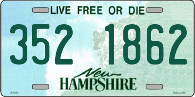 NH license plate 3521862