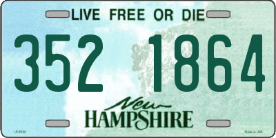 NH license plate 3521864