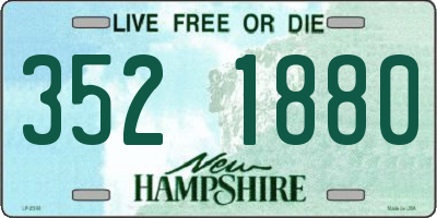 NH license plate 3521880