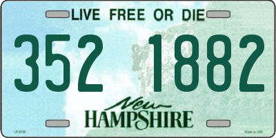 NH license plate 3521882