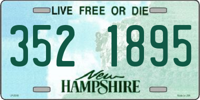 NH license plate 3521895