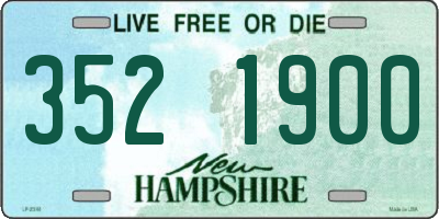 NH license plate 3521900