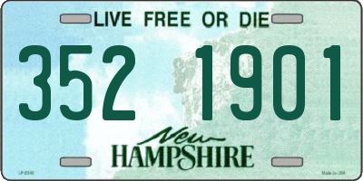 NH license plate 3521901