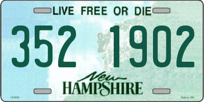NH license plate 3521902