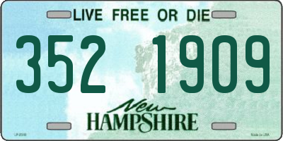 NH license plate 3521909