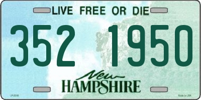 NH license plate 3521950