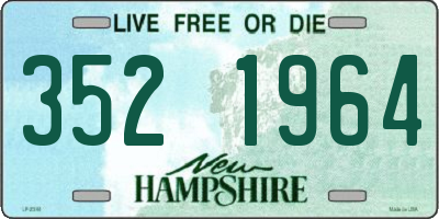 NH license plate 3521964