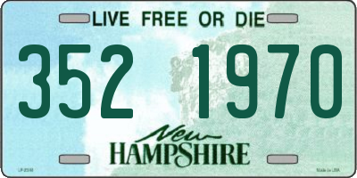 NH license plate 3521970