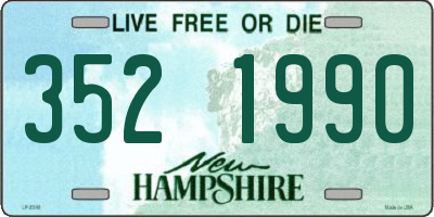 NH license plate 3521990