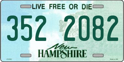 NH license plate 3522082