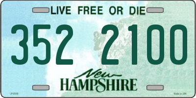 NH license plate 3522100