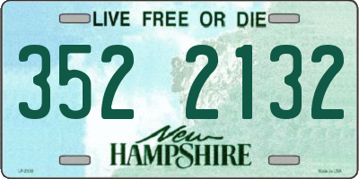 NH license plate 3522132
