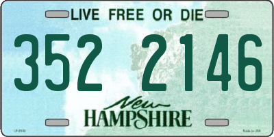 NH license plate 3522146