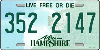 NH license plate 3522147