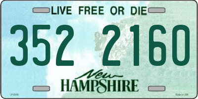 NH license plate 3522160