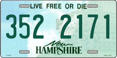 NH license plate 3522171