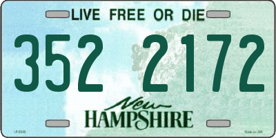 NH license plate 3522172