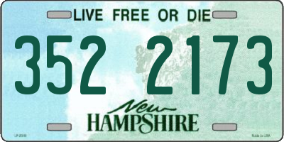 NH license plate 3522173