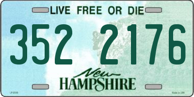 NH license plate 3522176