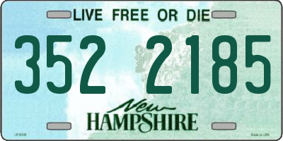 NH license plate 3522185