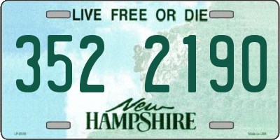NH license plate 3522190