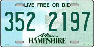 NH license plate 3522197