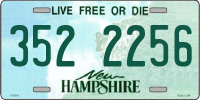 NH license plate 3522256