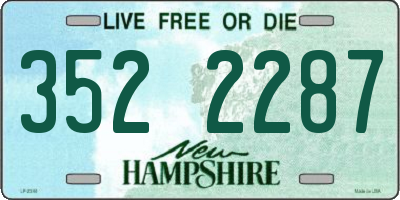 NH license plate 3522287