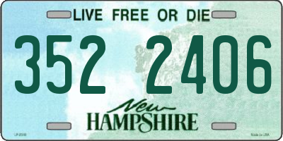 NH license plate 3522406