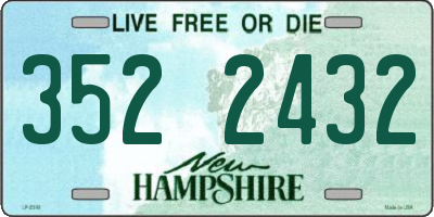 NH license plate 3522432