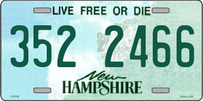 NH license plate 3522466