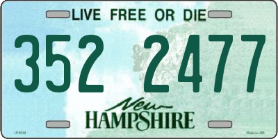 NH license plate 3522477