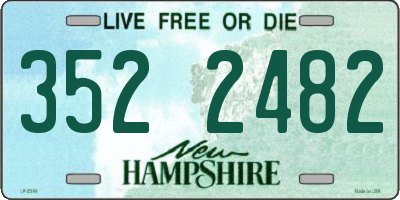 NH license plate 3522482