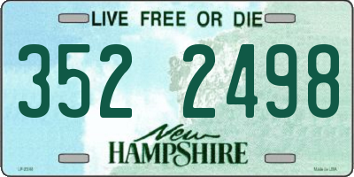 NH license plate 3522498