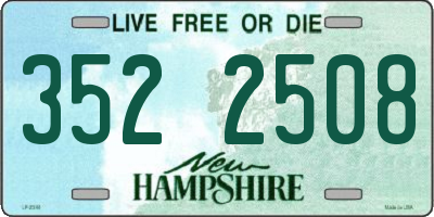 NH license plate 3522508