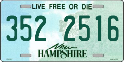 NH license plate 3522516