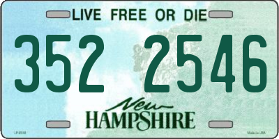 NH license plate 3522546