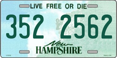 NH license plate 3522562