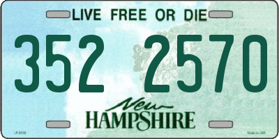 NH license plate 3522570