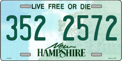 NH license plate 3522572